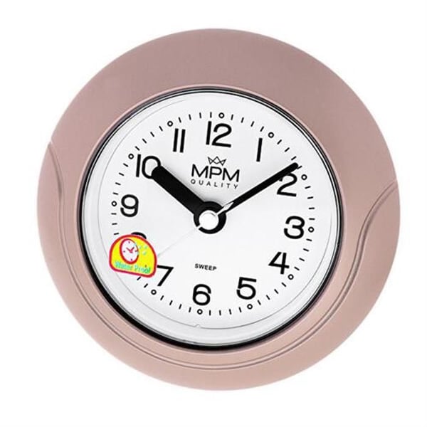 Badrumsklocka - MPM QUALITY - E01.2526.23 - Rosa - Inomhus - Batterier ingår ej