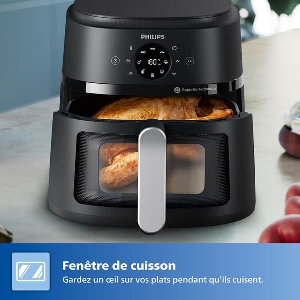 Friture uden olie - Philips - NA231/00 - 1700 watt - 6,2 liter - 13 madlavningsmetoder