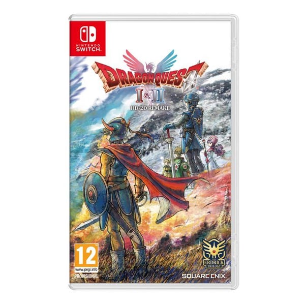 Videospels RPG - Square Enix - Dragon Quest I & II HD-2D Remake - Nintendo Switch - Erdrick-trilogin - Rollspel