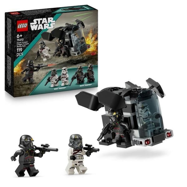 LEGO Star Wars 75412 Stridspaket Death Troopers mot Night Troopers - Leksak från 6 år