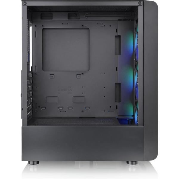 PC taske - THERMALTAKE - S200 TG ARGB (Sort) - Medium tårn - ATX format - Uden strømforsyning