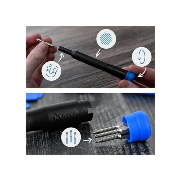 Ifixit Essential Electronics Toolkit Reparationssæt Sort og Blå