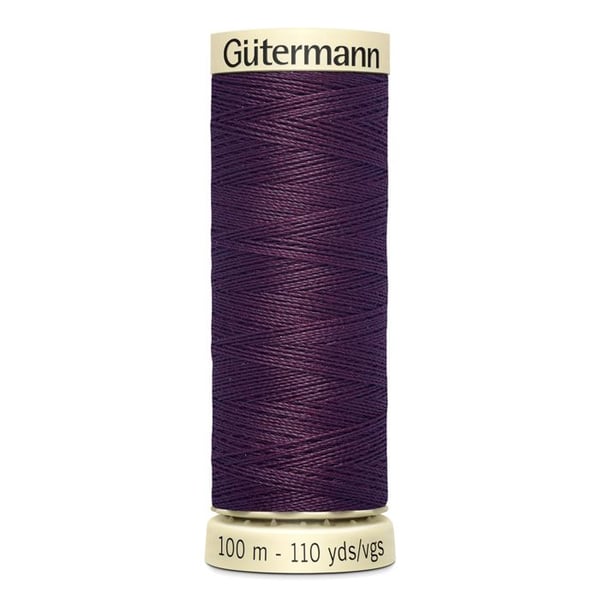 Parti av 5 spolar 100m Tråd 100% polyester Gutermann Ref 788988 - Att 517 - mörklila