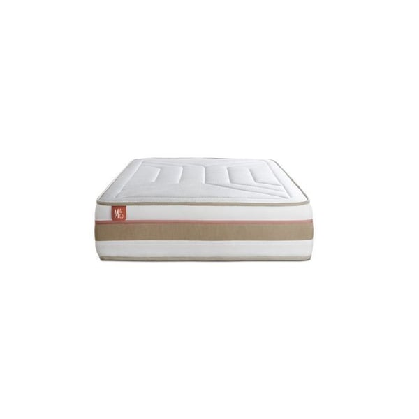 Madrass LE TENDRE 90x190 cm Pocketfjädrar + Minnesskum 7 komfortzoner - Tj. 28 cm