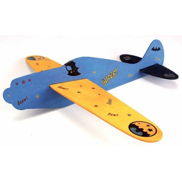 MégaCréa DIY - Trä-raket 10 cm och trä-flygplan 30 cm