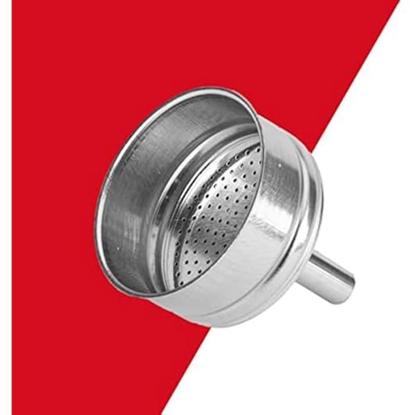 Suodatin suppilo - BIALETTI - Moka Induktio 6 Kupillista - Alumiini - Kahvi Lisävaruste