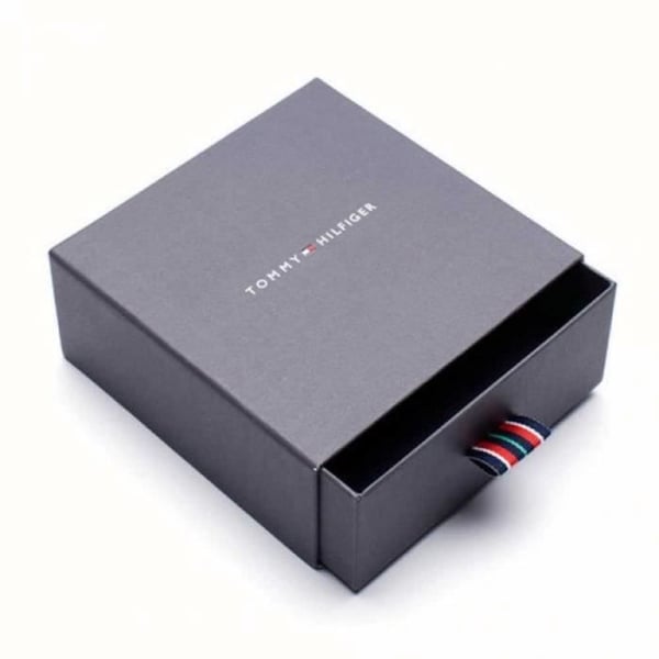 Tommy Hilfiger armband för män i stål med dubbel omslagssnöre 2790472