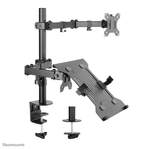 Justerbar arm för LCD-skärm - NewStar - FPMA-D550NOTEBOOK - Svart - 10"-32" - Skrivbordsmonterbar