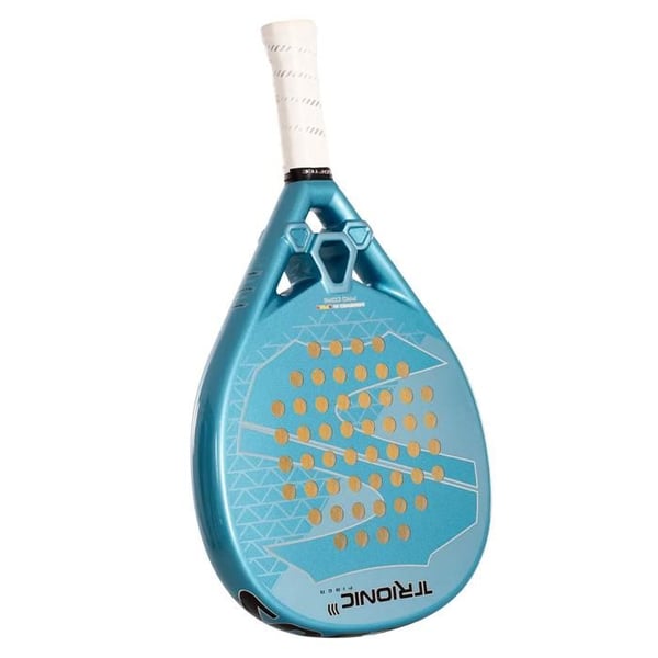Padelracket - SOFTEE - Trionic Fiber - Slående blå - Hybridform - Stor manövrerbarhet