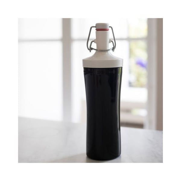 Flaska - behållare - pumpflaska Noname Flaska med svart lock 425 ml