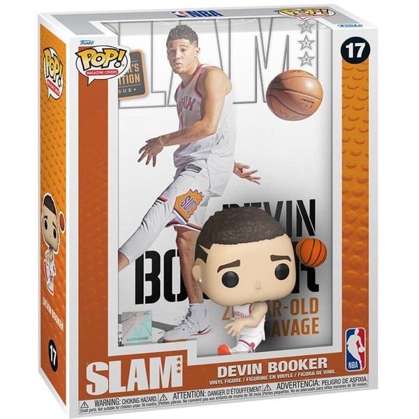 Samlarfigur - FUNKO - NBA Cover Slam Devin Booker - Flerfärgad - 2 års garanti - Inomhus