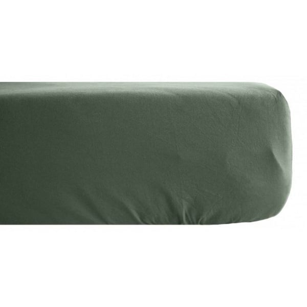 Palace prydnadslakan 100% tvättad färgad bomull 63 trådantal Sydvind - Palace Cèdre - 140 x 190 cm 35 cm keps