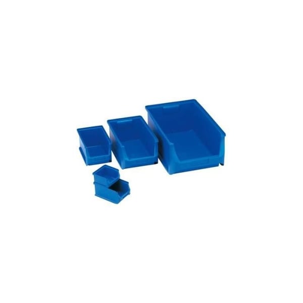 Röd pipbehållare Storlek 2B 160x137x82 mm
