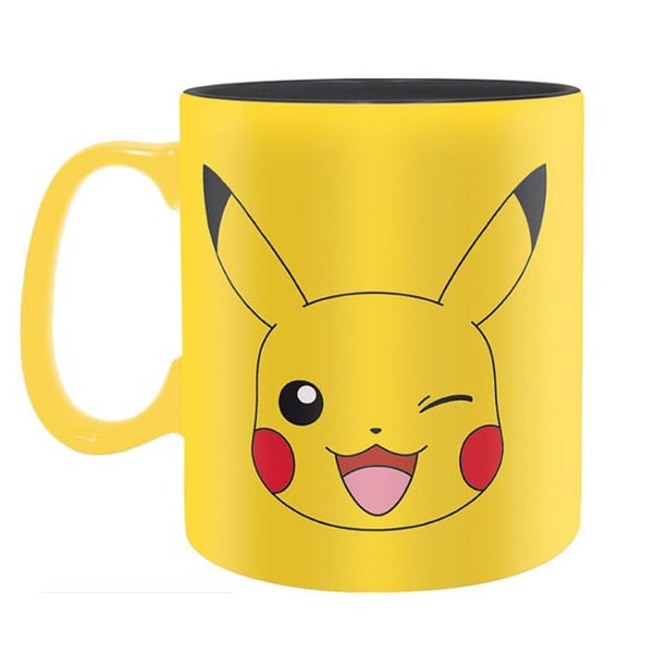 POKEMON - Mugg - 460 ml - Pikachu Ansikte