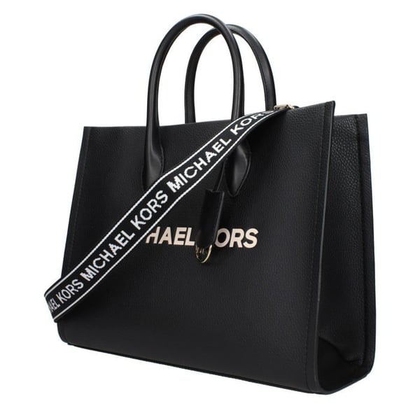 Michael Kors svart läderhandväska