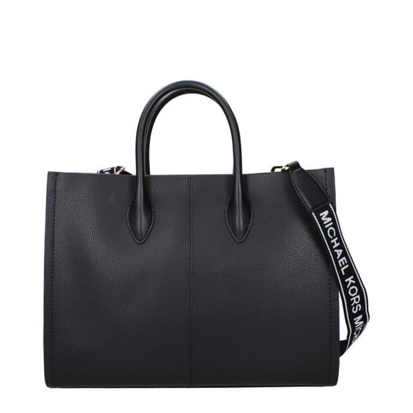 Michael Kors svart läderhandväska