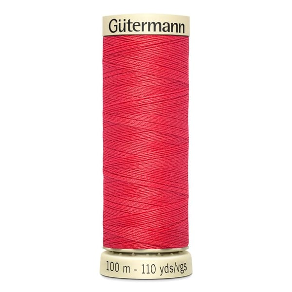 Sytråd 100% polyester Gutermann 1 Spole - Att 16 - korallröd