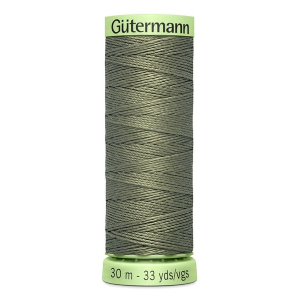 Lot 5x30m superhållbart tyg 100% polyester - Att 824 - kaki