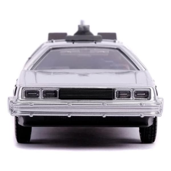 Samlarbil - JADA TOYS - DE LOREAN Tillbaka till Framtiden II - Ratt - Silver - 1/32