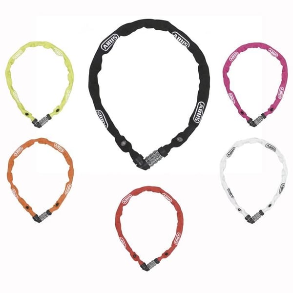 Abus 1200 Web Bike Lock - 4mm kedja med tygöverdrag för att skydda lacken