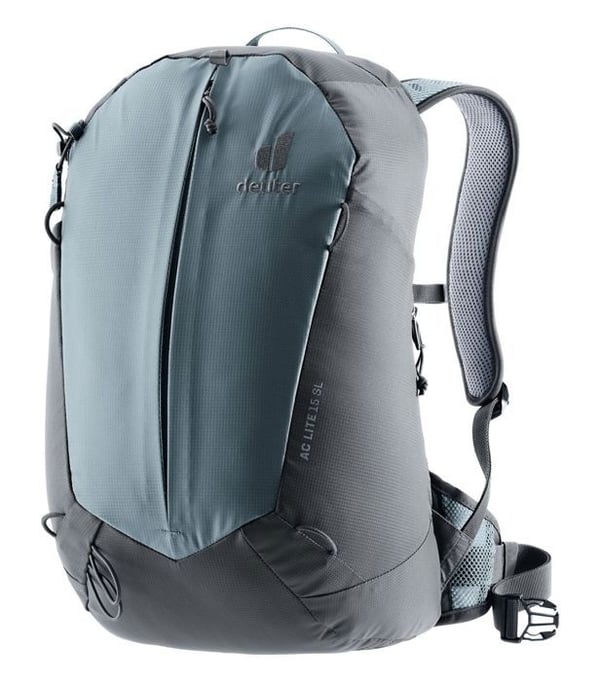 Vandrerygsæk - deuter - AC Lite Backpack 15 SL - Kvinde - Mørkegrå/blå - 15L