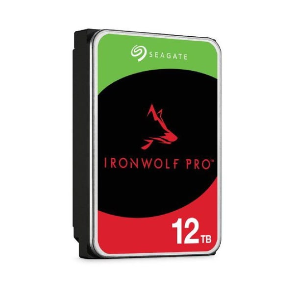 eagate IronWolf Pro, 12 Tt, NAS HDD – CMR, 3,5”, SATA 6 Gbps, 7200 RPM, 256 Mt välimuisti (ST12000NT001)