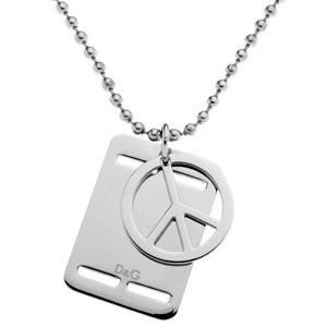 Halsband - Dolce Gabbana - DJ0739 - Stål - Silver - Dam