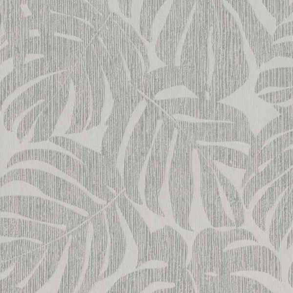 Rasch Välkommen Hem 653137 Tapet non-woven Botanisk 0.53 x 10.05 m Grå