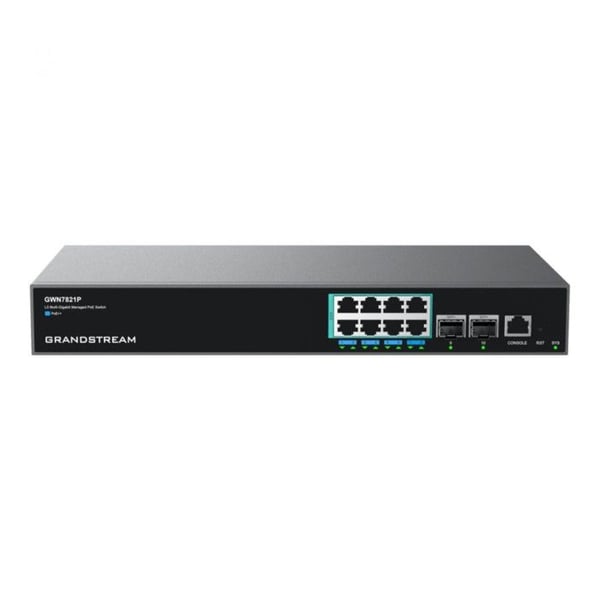 Switch Grandstream GWN7821P 24 portar 8x 2,5 GbE PoE 240W