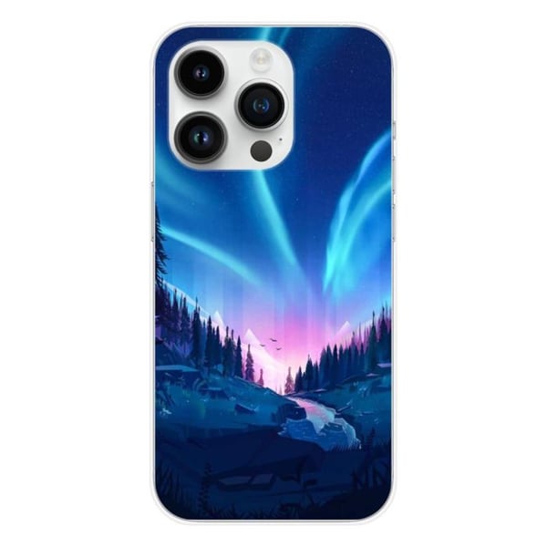 Silicon skal – Kompatibel med Apple iPhone 14 Pro – design nattfall