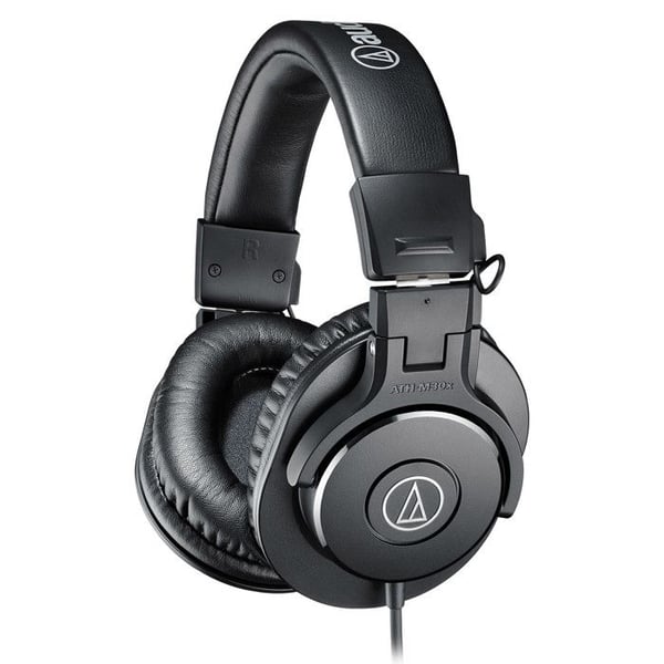 Studiohörlurar - Audio Technica - ATH-M30x - Mattsvart - Circumaural - Neodym