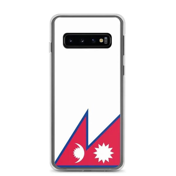 Nepal flagga telefonfodral Samsung Galaxy S10