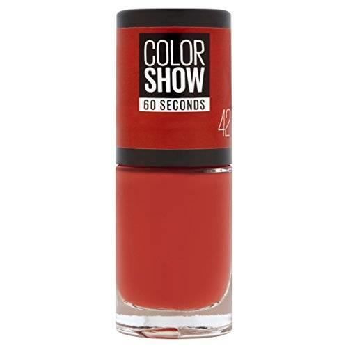 GEMEY MAYBELLINE Nagellack Color Show 60s - 42 Brooklyn Bricks (snabbtorkande)