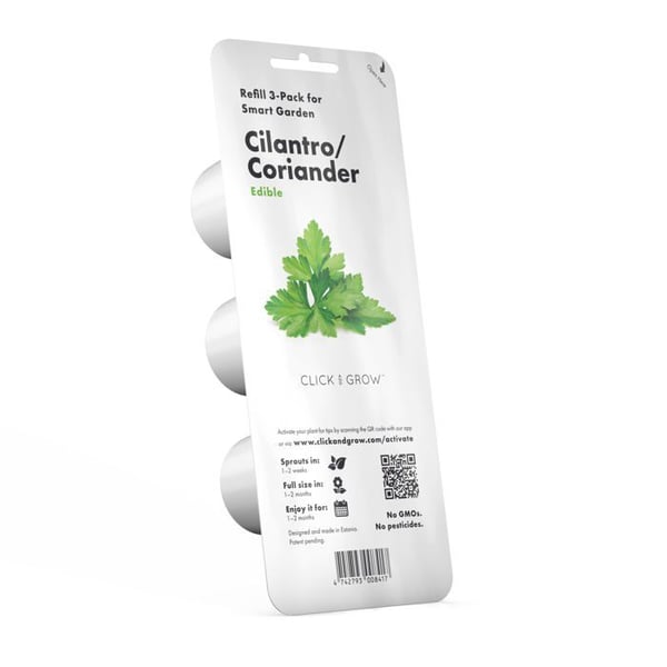Capsler koriander EMSA Click&Grow - Sæt af 3 - Plastik - Grøn