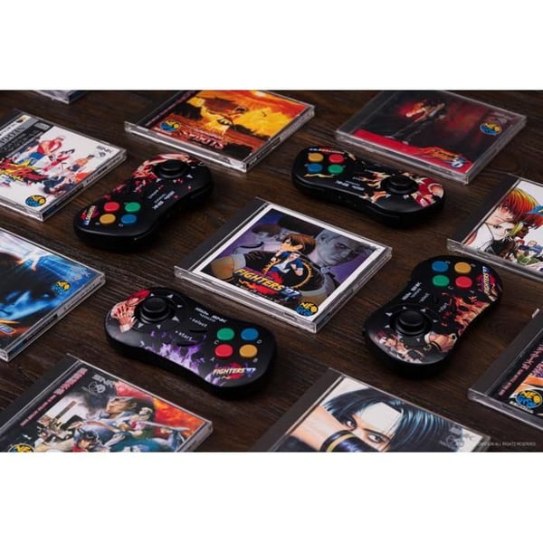 Mai Shiranui Utgåvan: 8Bitdo Manette Bluetooth Stil SNK Neo Geo - kompatibel med PC Windows, Android och Neo Geo Mini