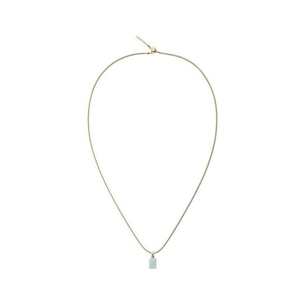 Charmerende vedhæng i amazonit, forgyldt Charms DW00401473