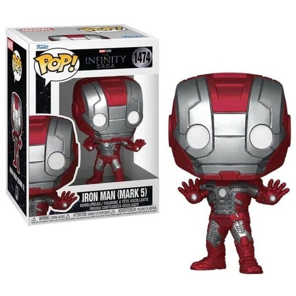 Figurine miniature - FUNKO - Iron Man (Mark 5) - Vinyl - 9 cm - Marvel