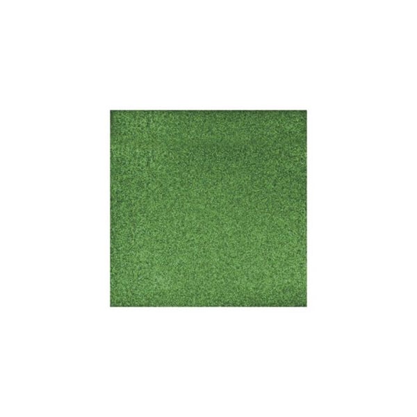 Papper scrapbooking: Glittret, 30,5x30,5cm, 200 g/m2, evig grön