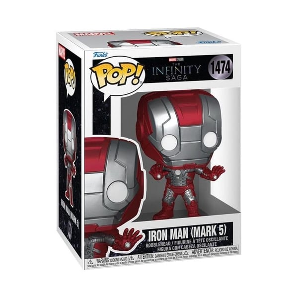 Figurine miniature - FUNKO - Iron Man (Mark 5) - Vinyl - 9 cm - Marvel