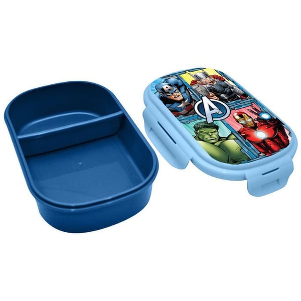 Barnmatlåda - KIDS LICENSING - Marvel Avengers - Lekfull design - Lätt att använda - Hygienisk