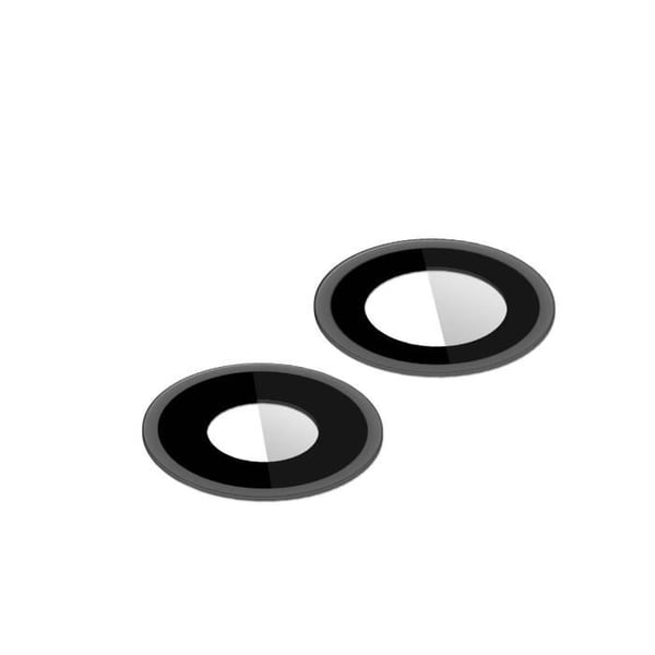 Kameraobjektiv - AVIZAR - iPhone 12/12 Mini - Skydd - Svart - Kompatibel