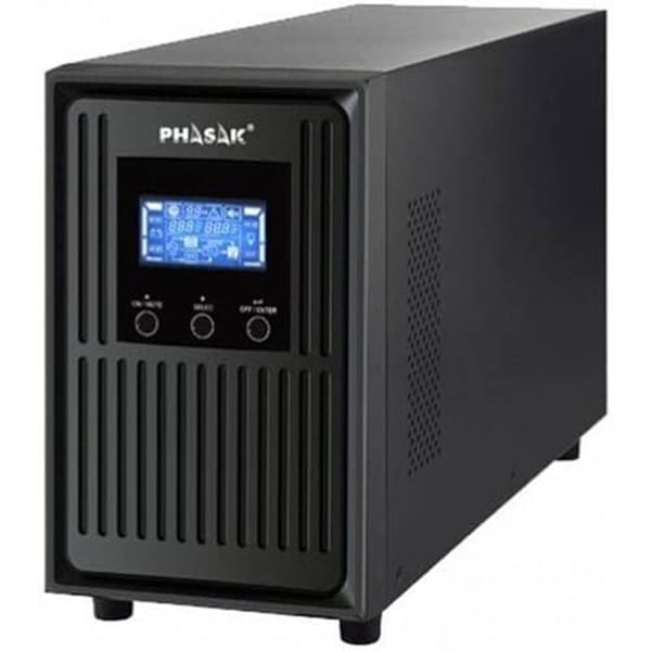Ondulator - PHASAK - Conqueror Pro Online - 1000VA - 900W - LCD - Tornlykt