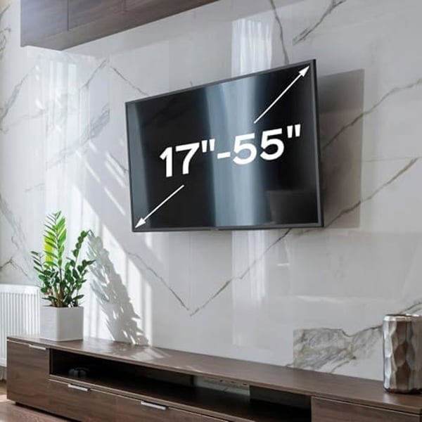 Stöd TV/Monitor Väggfäste - UNYKACH - Artikulär - 17-55 Tum - Tiltbar - Rotationsbar