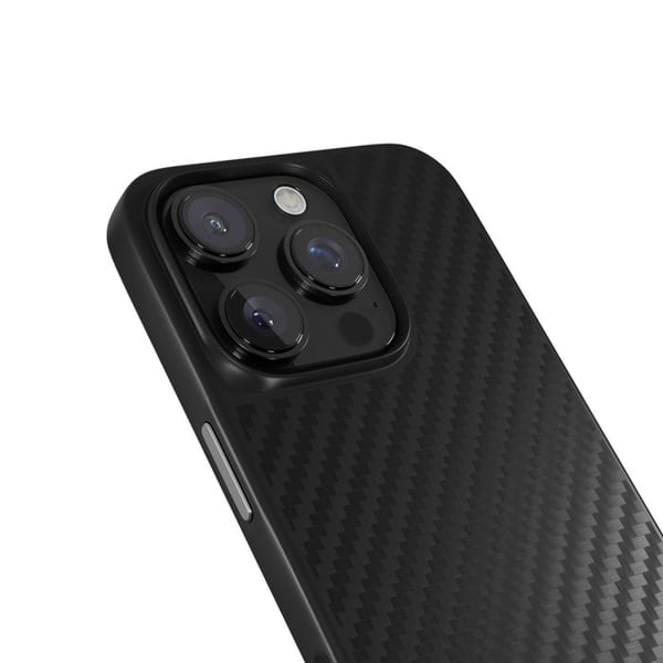 iPhone 16 Pro Max-fodral - EPICO - Mag Hybrid Carbon - Aramidfiber - Kompatibel med MagSafe - Skydd 1,2m