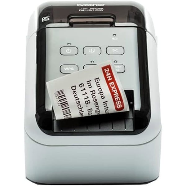 Etikett skrivare - BROTHER - QL-810WC - Svart - Trådlös anslutning - Snabb utskrift
