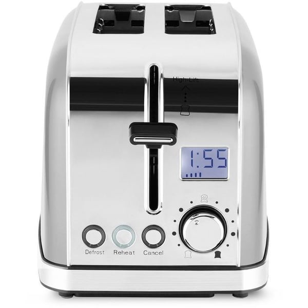 Brödrost - PHILCO - PHTA 4010 - 2 skivor - 950 W - Rostfritt stål silver