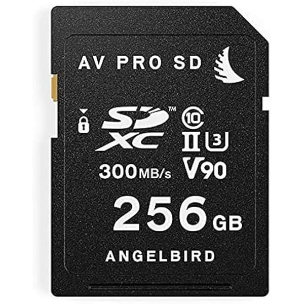 Minneskort - Angelbird - AV Pro SD (MK2) - 256GB - V90 - 300MB/s - Svart