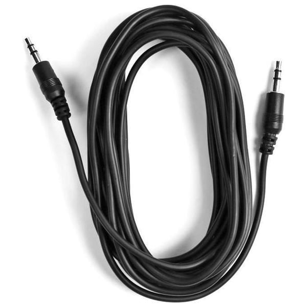 Ekon 3,5 mm jackkabel, AUX-kabel, 5 meter, han-han, för stereo, lådor, mixer, bärbar dator, hörlurar, mp3, iPod