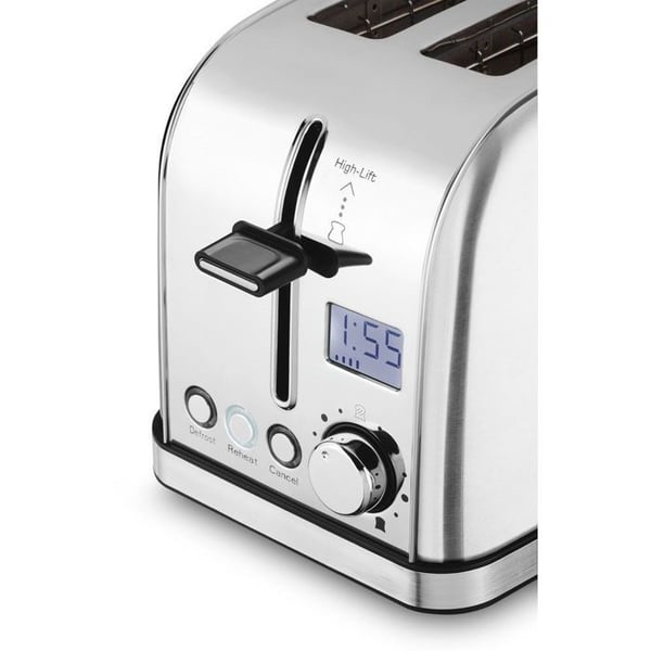 Brödrost - PHILCO - PHTA 4010 - 2 skivor - 950 W - Rostfritt stål silver
