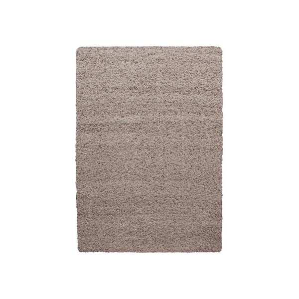 Mjuk och fluffig Shaggy matta 30 mm för vardagsrum och sovrum (Dimension: 140x200 cm - Färg: Beige)